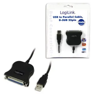 LOGILINK UA0054A LOGILINK - Adapteris USB-D-SUB 25 kabelis