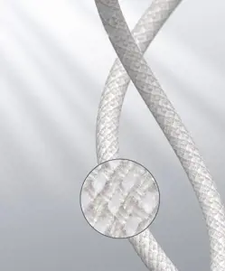 "Baseus" didelio tankio pintas greitojo įkrovimo duomenų kabelis nuo C tipo iki "Lightning PD" 20 W 1 m baltas (baltas)