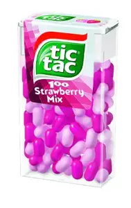 TIC TAC saldainiai braškių mix, 49g