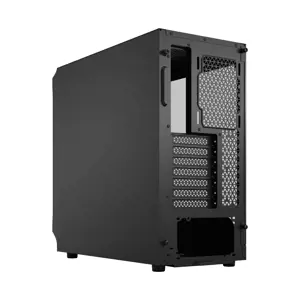 Fractal Design Focus 2 Black TG Clear Tint, Midi Tower, Maitinimo šaltinis pridedamas Ne