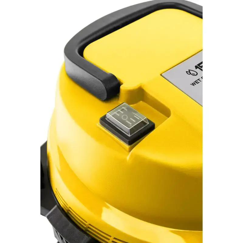 Vacuum Cleaner | Fachmann 4211 90000 | ETA Bag/Bagless | Power 1200 W | Wet suction | Black/Yellow | Dust capacity 15 L