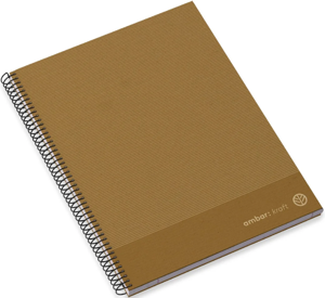 A4 Hardcover Sp Bk 100sh Kraft Lin