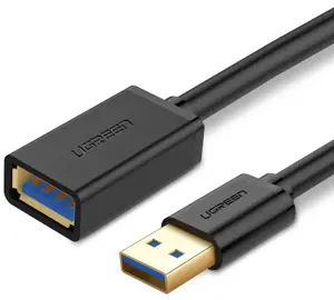 Pratęstas kabelis UGREEN USB 3.0 2 m (juodas)