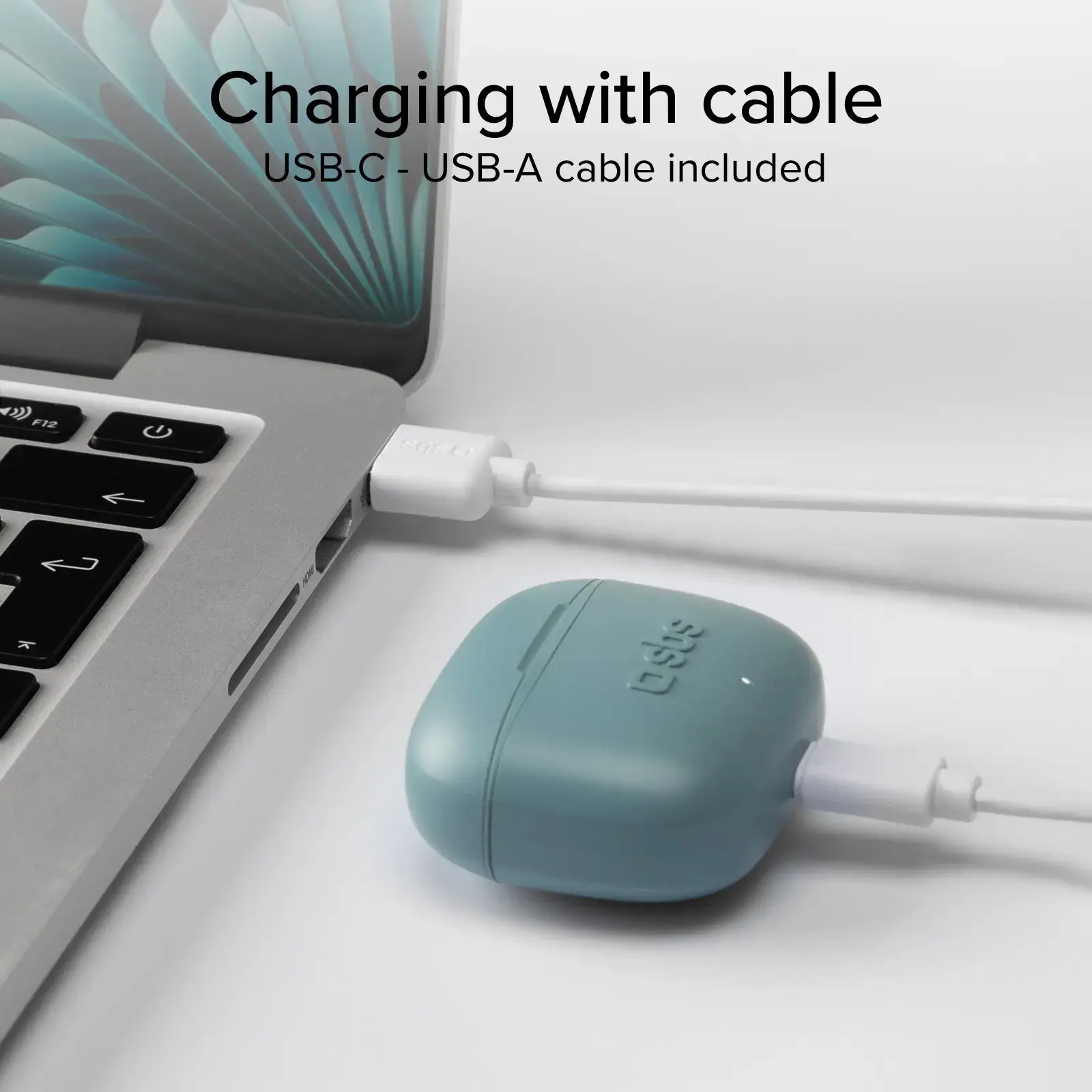 SBS wireless earbuds Go Pods TWS, petrol