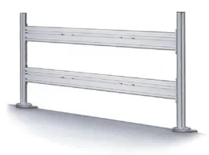 Neomounts by Newstar toolbar desk mount, Clamp, 10 kg, 25.4 cm (10"), 61 cm (24"), 100 x 100 mm, Si…