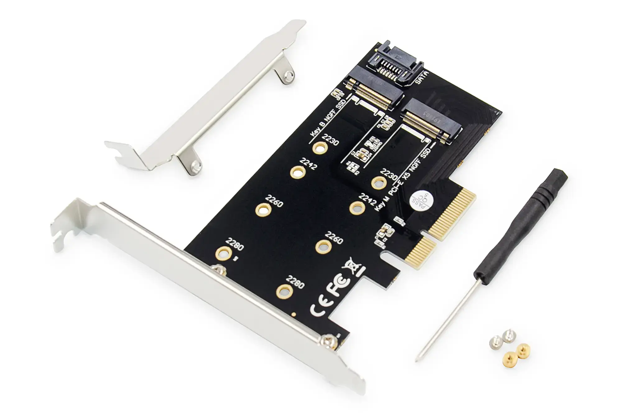 "Digitus" M.2 NGFF / NVMe SSD PCI Express 3.0 (x4) papildoma kortelė .DS-33170