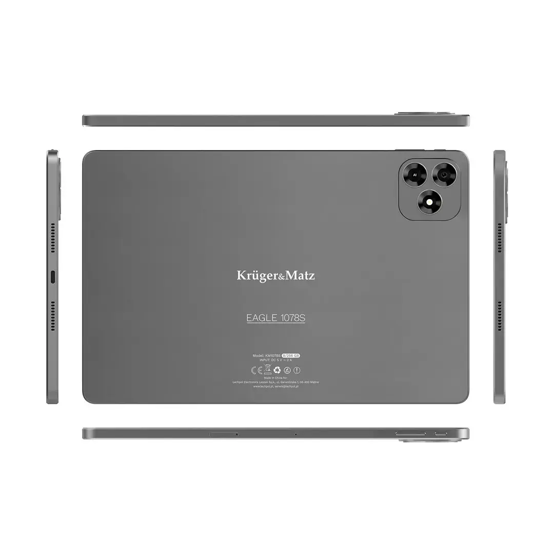 Krüger&Matz KM1078S tablet 8 GB RAM 256 GB Octa-Core (10,95") Wi-Fi 5 (802.11ac) Android 15