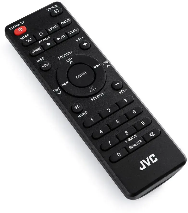 JVC UX-E225B Mini hi-fi system Black