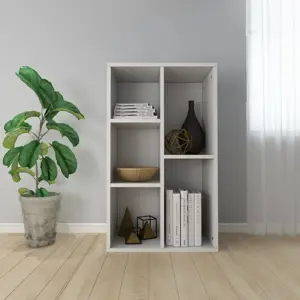 Knygų/šoninė spintelė, balta, 50x25x80cm, apdirbta mediena