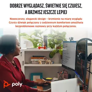 POLY Blackwire 3325 Stereo Microsoft Teams Certified USB-C Headset +3.5mm Plug +USB-C/A Adapter, Wired, Office/Call center, 131 g, Headset, Black