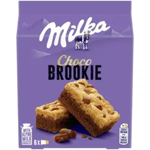 Pyragaičiai MILKA Choco Brookie Pocket, 6vnt.,  132 g