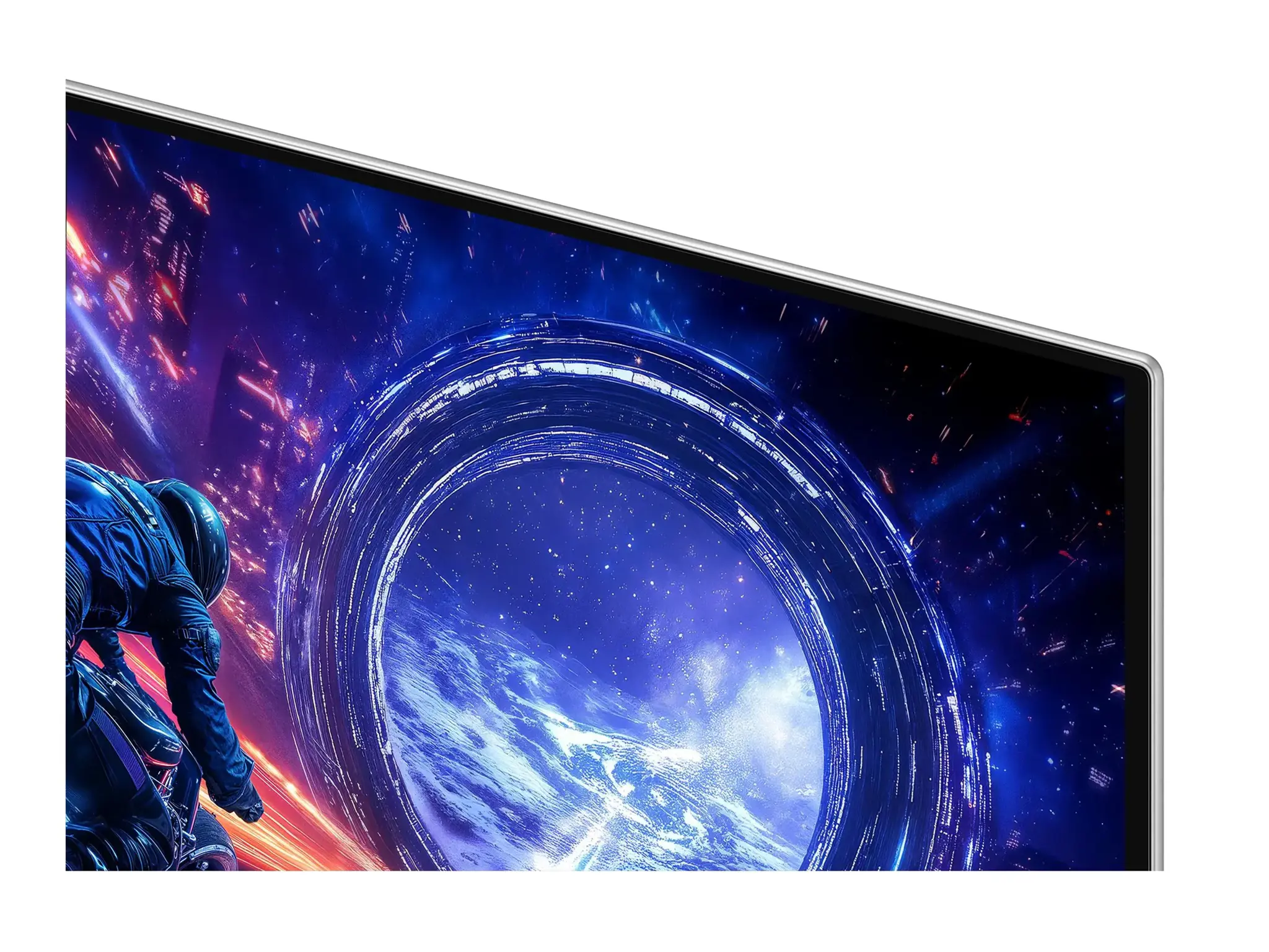 Samsung LS27FG602SUXEN | 27 " | OLED | QHD | 16:9 | 500 Hz | 0.03 ms | 2560 x 1440 pixels | 300 cd/m² | HDMI ports quantity 2 | Silver