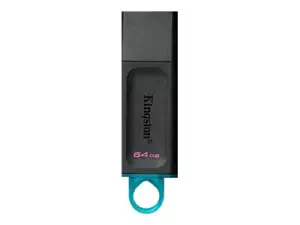 KINGSTON 64 GB USB 3.2 Gen 1 duomenų kaupiklis "DataTraveler Exodia", juoda + žydra