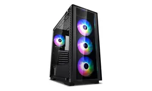 "DeepCool Matrexx 50 ADD-RGB 4F", "Midi Tower", Kompiuteris, Juoda, ATX, EATX, micro ATX, Mini-ITX,…