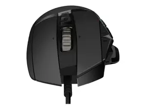 LOGITECH G502 laidinė žaidimų pelė - HERO - BLACK - USB - EWR2