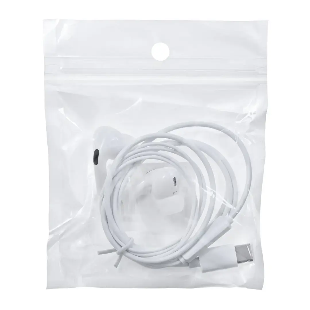 Activejet Wired Headphones Type C White