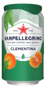Gaivusis gazuotas gėrimas SAN PELLEGRINO Clementina, 0.33l, skardinė, D