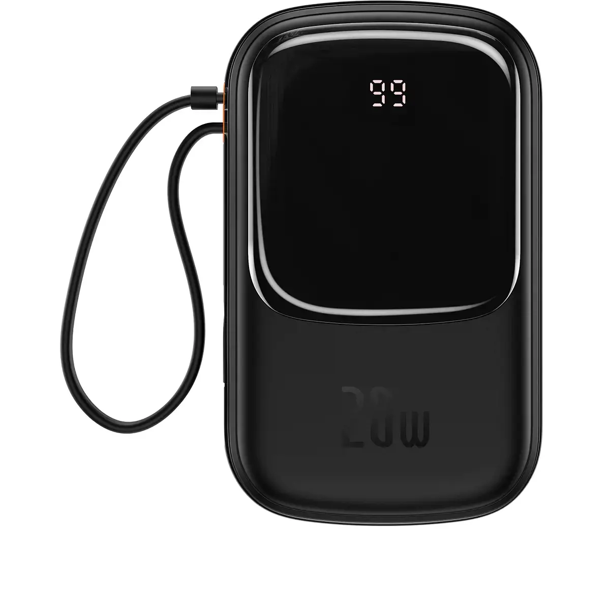 Maitinimo baterija "Baseus Qpow PRO" su laidu, 20000 mAh, 20 W (juoda)