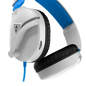 "Turtle Beach Recon 70" žaidimų ausinės PS5, PS4 ir PS4 Pro, laidinės, žaidimų, 20-20000 Hz, 571,5 g, ausinės, juodos, mėlynos, baltos spalvos