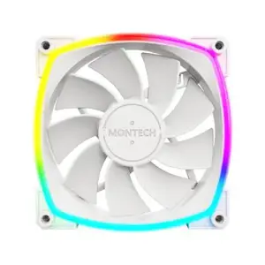 CASE FAN 120MM/RX120 PWM WHITE MONTECH
