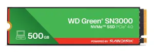 SSD diskas WESTERN DIGITAL WDS500G4G0E-00CPS0 500 GB, M.2, PCI Express 4.0