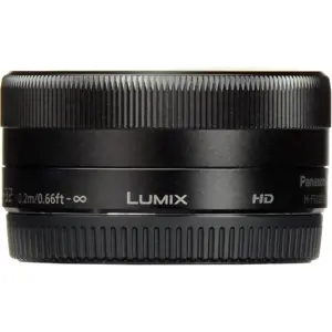 "Panasonic Lumix G Vario 12-32mm f/3.5-5.6 ASPH./MEGA O.I.S.", juodas