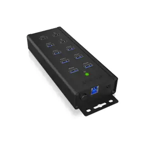 ICYBOX IB-HUB1703-QC3 IcyBox 7x USB 3.0 prievadų šakotuvas ir 3 įkrovimo prievadai