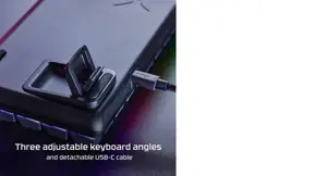 HyperX Alloy Origins 65 - Mechanical Gaming Keyboard - HX Red (NO Layout), 65%, Wired, USB, Mechanical, RGB LED, Black