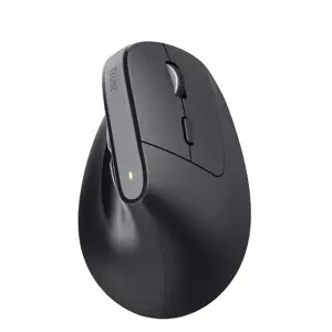 Trust Bayo+, Right-hand, Vertical design, Optical, RF Wireless + Bluetooth, 2400 DPI, Black