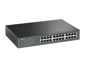 "TP-Link" 24 prievadų "Gigabit Easy Smart" komutatorius, valdomas, L2, Gigabit Ethernet (10/100/1000), montuojamas į stovą, 1U