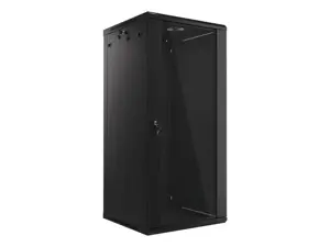 LANBERG WF01-6627-10B "Lanberg" sieninė spinta 19 išardoma plokščia pakuotė 27U/600x600 mm, juoda