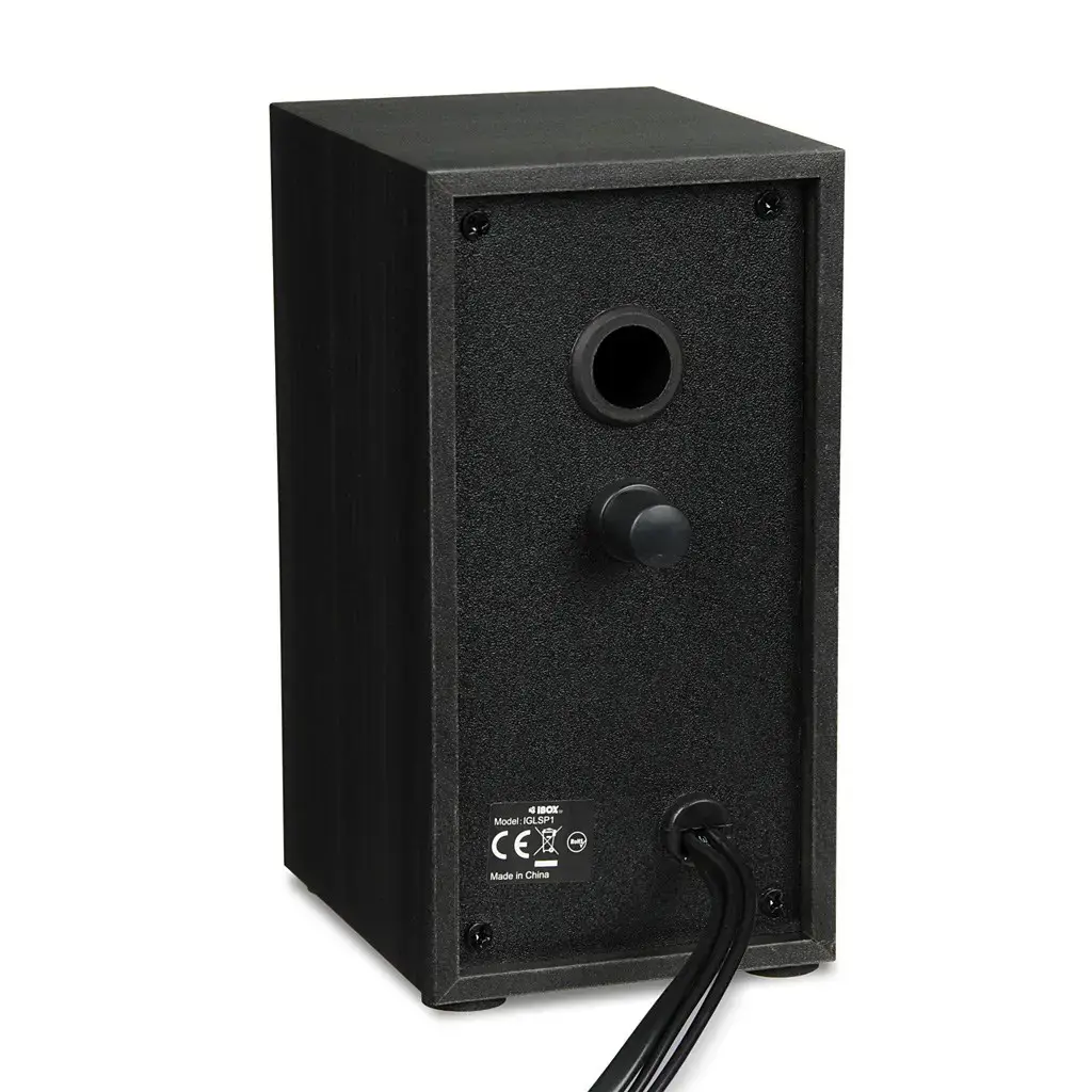 "IBOX IGLSP1B" GARSIAKALBIAI "I-BOX 2.0 SP1" JUODOS SPALVOS