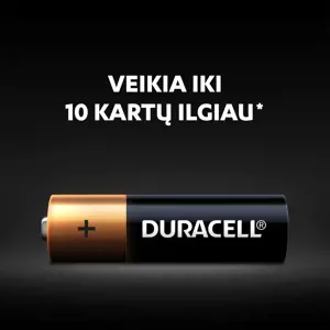 Duracell AA LR6, Single-use battery, AA, Alkaline, 1.5 V, 4 pc(s), Blister