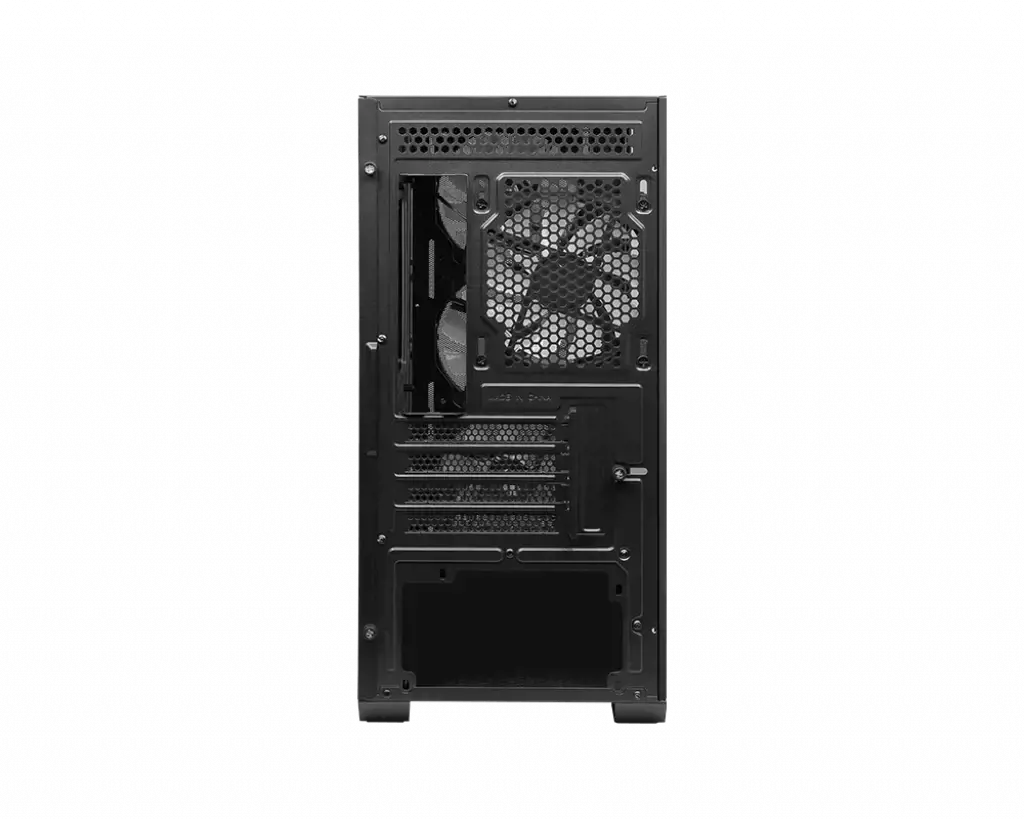 MSI MAG FORGE M100A, Micro Tower, Kompiuteris, Juodas, Skaidrus, micro ATX, Mini-ITX, Akrilinis, Žaidimams