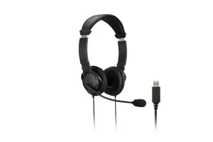 Kensington Classic USB-A Headset with Mic and Volume Control, Wired, Office/Call center, Headset, B…