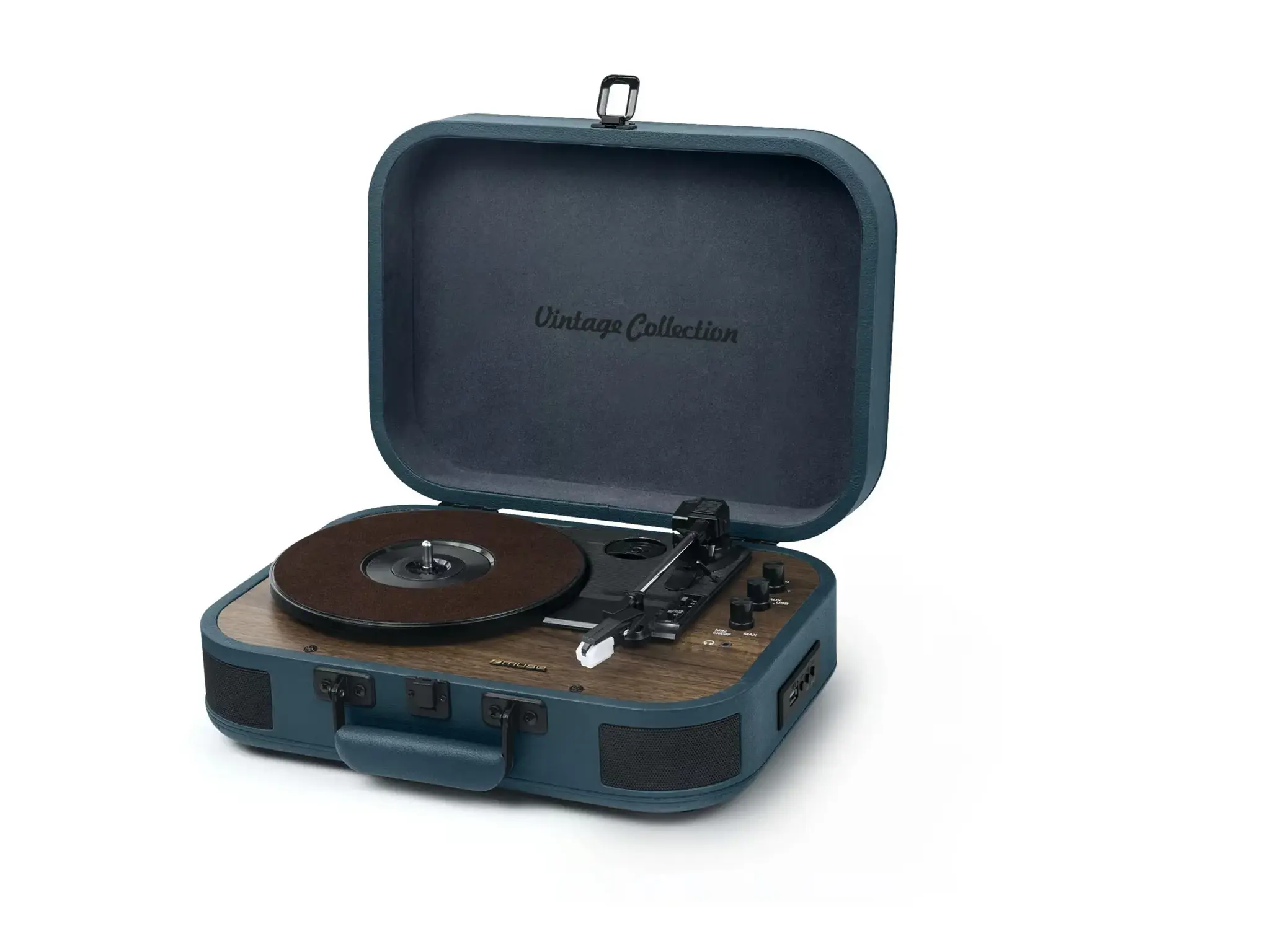 Muse Turntable Stereo System | MT-201 OB | Turntable Stereo System | USB port | AUX in