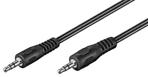 "Goobay" AUX garso jungties kabelis 50449 3,5 mm išorinis (3 kontaktų, stereo), 3,5 mm išorinis (3 …