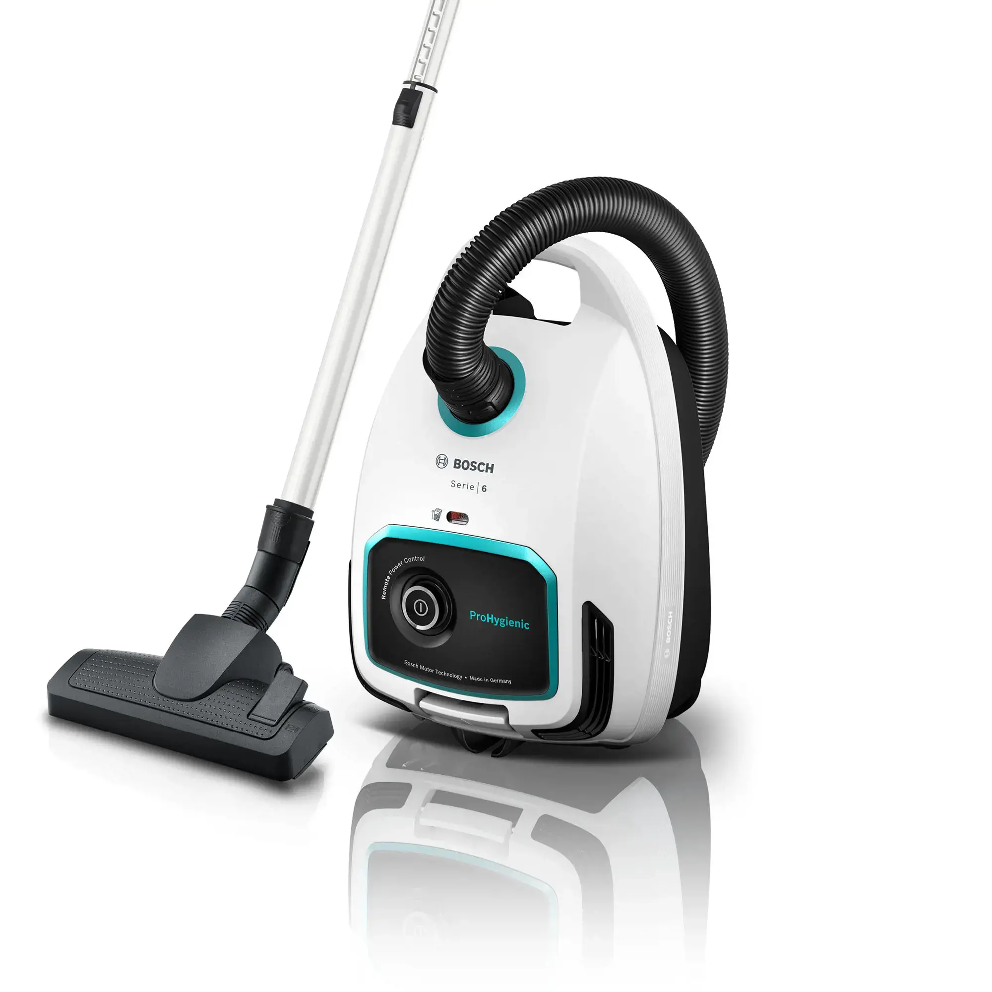 Bosch Serie 6 BGL6HYG1, 600 W, Cylinder vacuum, Dry, Dust bag, Allergy filter, Filtering