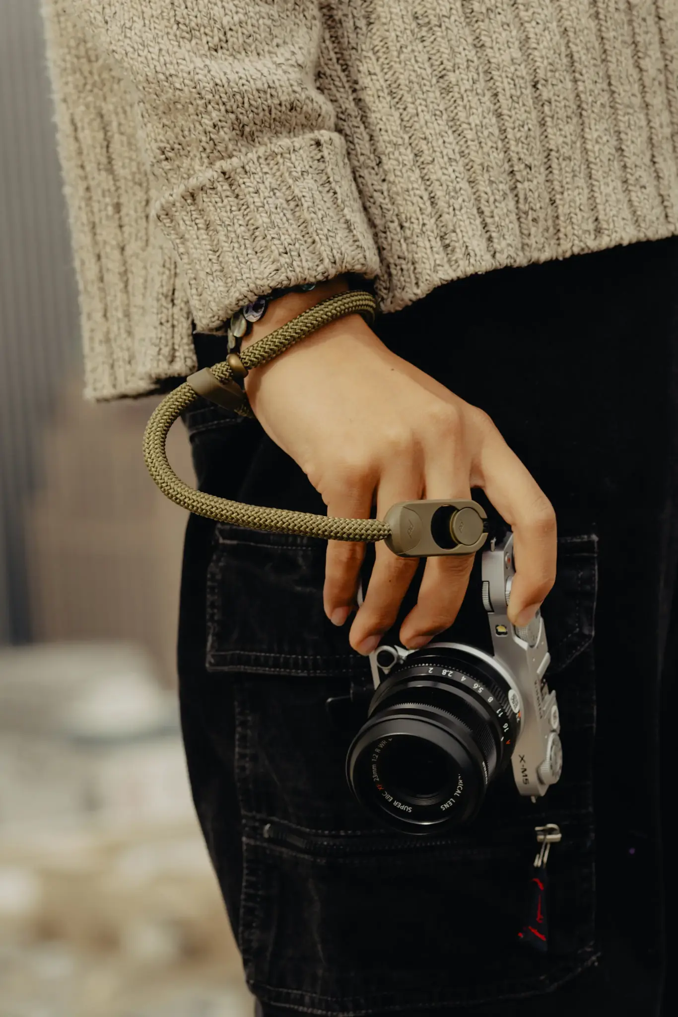 Peak Design wrist strap Cuff Rope, kelp