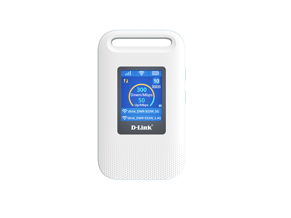 D-Link 4G LTE+ AX600 Wi-Fi 6 Mobile Hotspot | DWR-933W | 802.11ax | Mesh Support No | MU-MiMO No | 4G