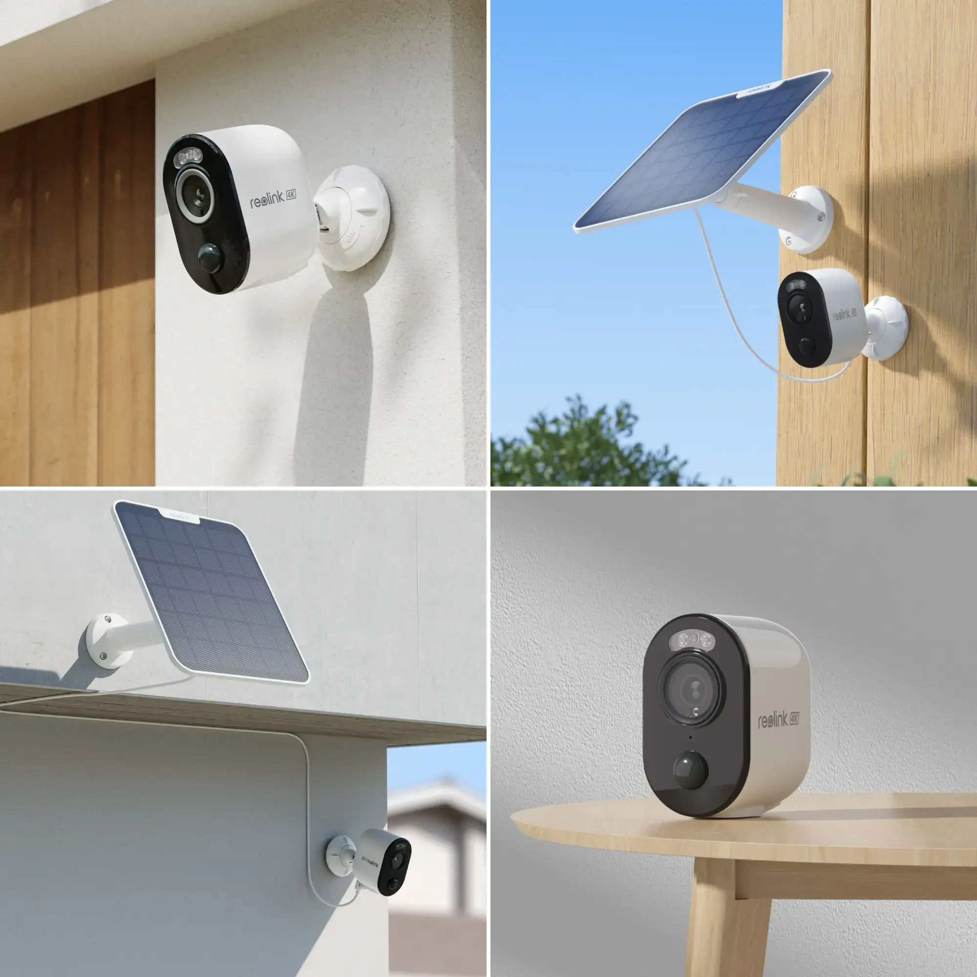 Reolink Argus Series B350 - 4K Outdoor Battery Wi-Fi Camera, Person/Vehicle/Animal Detection, Color Night Vision, IP security camera, Indoor & outdoor, Wireless, Amazon Alexa & Google Assistant, 6500 K, Wall