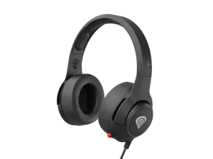 "NATEC Genesis" žaidimų ausinės "Argon 600" adapteris juodos spalvos