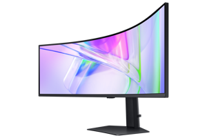 Samsung S95UC, 124.5 cm (49"), 5120 x 1440 pixels, DQHD, LCD, 5 ms, Black