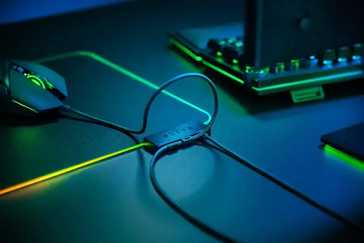 RAZER Žaidimų pelės kilimėlis Razer Firefly V2