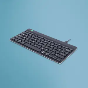 KEYBOARD COMPACT BREAK ENG/BLACK RGOCOUSWDBL R-GO TOOLS