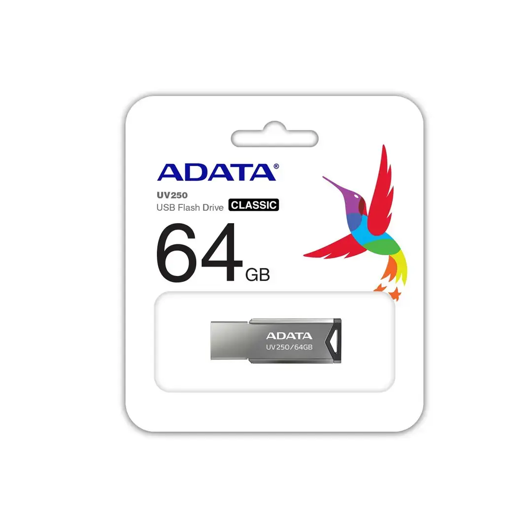 ADATA Flash diskas UV250 64GB USB 2.0 juodas