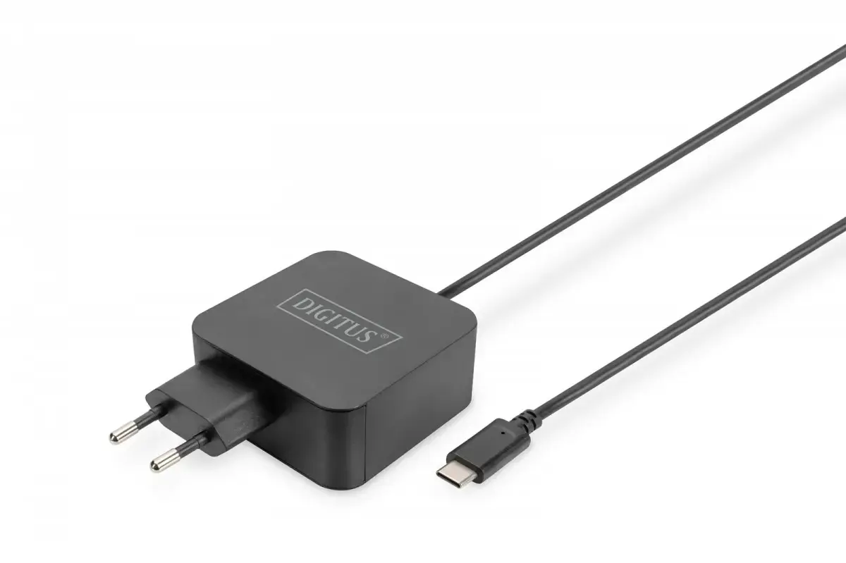 DIGITUS nešiojamojo kompiuterio įkroviklis USB-C maitinimo šaltinis 65W PD3.0