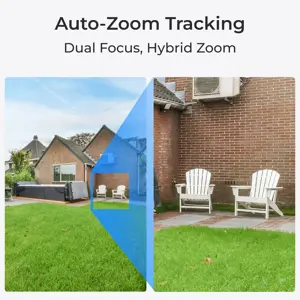 Reolink TrackMix Series P760 - 4K Outdoor Camera, Dual View, Auto-Zoom Tracking, PoE Connection, Color Night Vision, IP security camera, Indoor & outdoor, Wired, 450 lm, 6500 K, Ceiling/wall