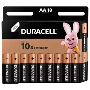 Baterijos DURACELL AA, LR6 18 vnt.