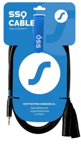 SSQ MIXLR3 - 3,5 mm stereofoninis lizdas - 2x XLR išorinis lizdas